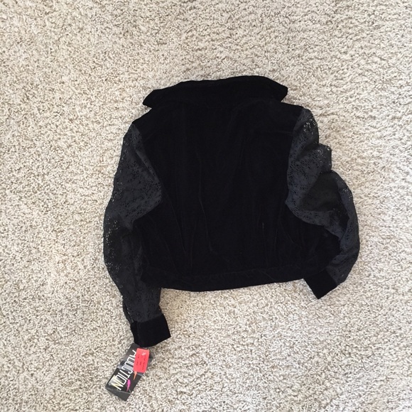 NWT Vintage 90’s Addiction black jacket - Picture 4 of 8
